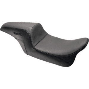 Slyfox Seat - Black Logo - Smooth Vinyl - Carbon Fiber - Dyna '06-'17 SlyFox4682A