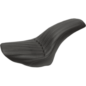 SADDLEMEN Knuckle 2-Up Seat - Ribbed - Black 806-23-047K