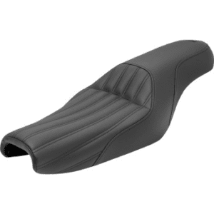 SADDLEMEN Knuckle 2-Up Seat - Ribbed - Black 807-11-047K