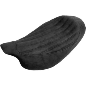 SADDLEMEN Knuckle Solo Seat - Ribbed - Black - '08-'23 FL 808-07B-0023