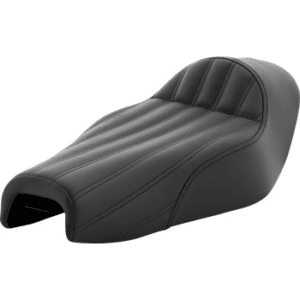 SADDLEMEN Knuckle Solo Seat - Ribbed - Black 807-03-0023